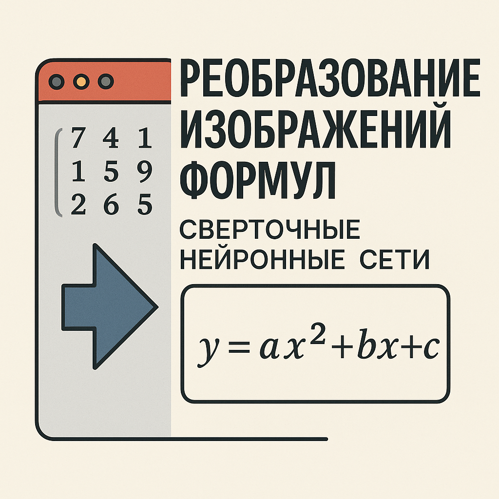 Распознавание математических формул по изображениям